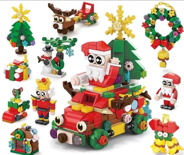 Christmas Blocks 10 pieces